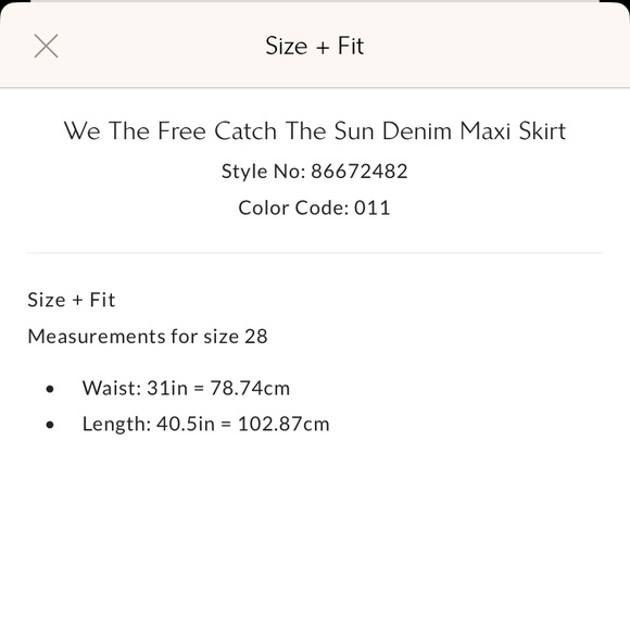 Free People Catch The Sun Denim Maxi Skirt - Picture 10 of 14